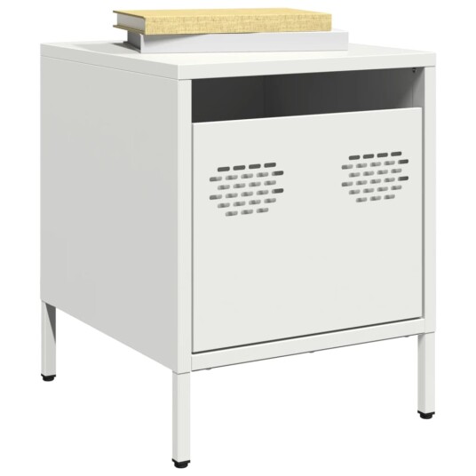  Nattbord 2 stk hvit 35x39x43,5 cm stål 8721102930126