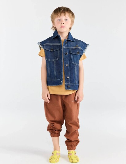 THE ANIMALS OBSERVATORY Hog Kid Vest Blue Blue 128 THE ANIMALS OBSERVATORY Hog Kid Vest Blue Blue 128