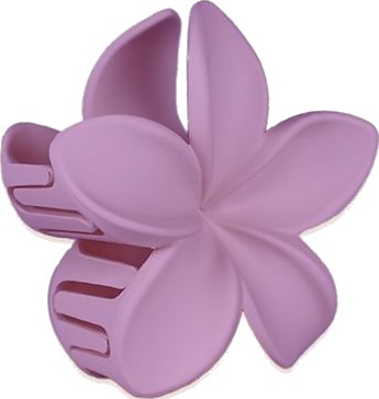 Makeup Mekka Matte Flower Hair Clip Medium Purple