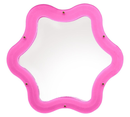 Seletti Supercurve Liten Speil Rosa