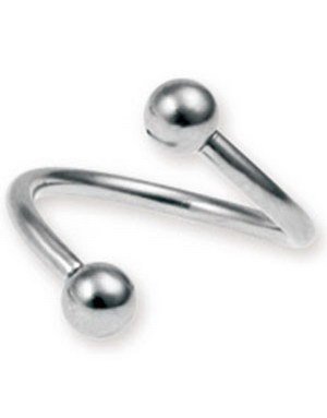 Basic Curve Øyenbrynspiercing Strl 1.2 x 8 mm Basic Curve Øyenbrynspiercing Strl 1.2 x 8 mm