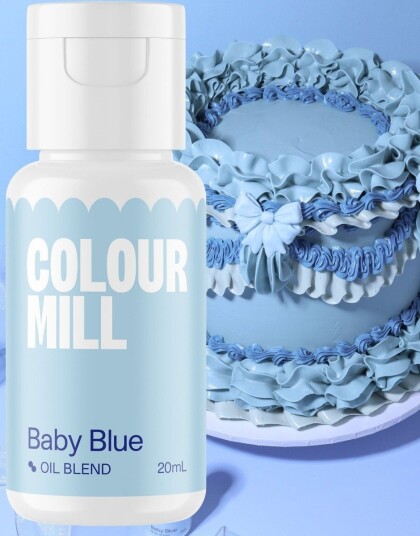 Colour Mill Baby Blå Oljebasert Matfarge - 20ml