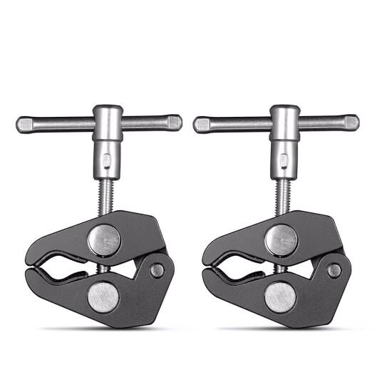 SmallRig 2058 mini Super Clamp 2 pakk 2 stk miniklemme med gjengefester 1,5 kg SmallRig 2058 mini Super Clamp 2 pakk 2 stk miniklemme med gjengefester 1,5 kg
