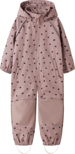Name It Softshell Dress m. Fleece   Noos   NmFAlfa08   Woodrose   Name It   1½ år (86)   Softshell Beige Rosa