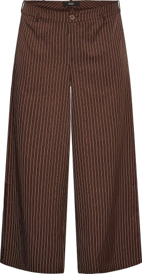 Zizzi - Bukser Mpatty, Long, Pant - Brun