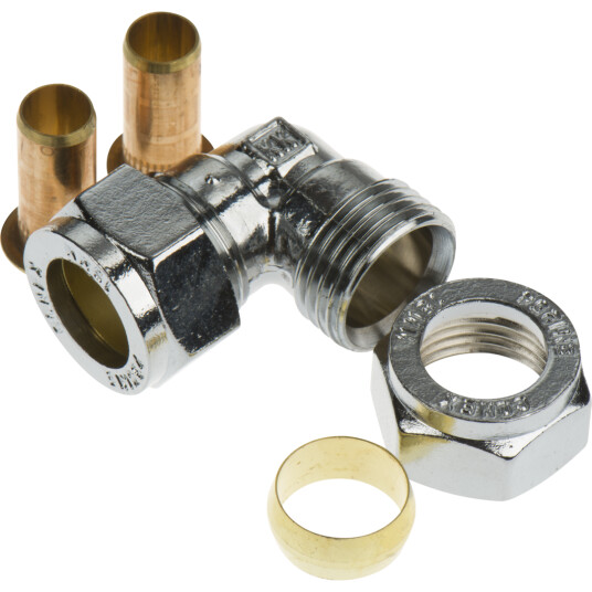 FIX-PRO VINKEL 15MM TIL PEX-RØR FORKROMMET