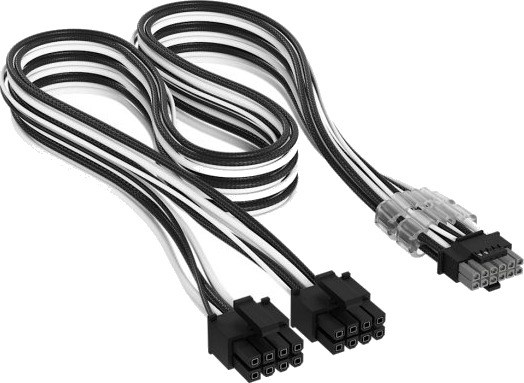 Corsair Cp-8920425, 12V-2X6, 2 X Pci-E (8-Pin), Hankjønn, Hankjønn, Rett, Rett