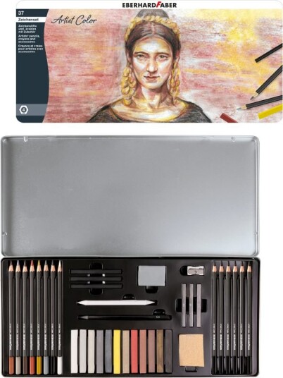 Eberhard Faber Artists Color tegnesett i 37 deler Eberhard Faber Artists Color tegnesett i 37 deler
