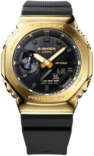 Casio Herreklokke GM 2100G 1A9ER G Shock Grå/Gummi Ø44.4 mm