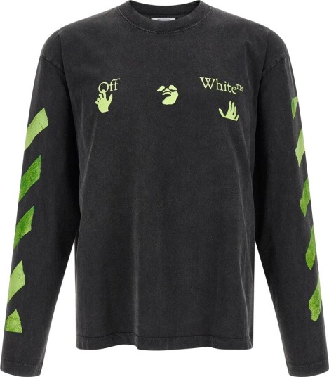 Off White Herre Topper Svart M,