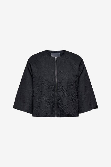 Only Carmakoma   Jakke carAnja Balloon 3/4 SL Jacket Otw   Svart
