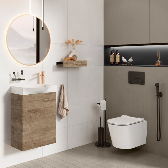 LAUFEN MICRO 45 BADEROMSMØBEL EIK