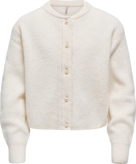 Kids Only Cardigan   Strikk   KogLumi   Birch/Melange   Kids Only   9 10 år (134 140)   Cardigan Beige Hvit