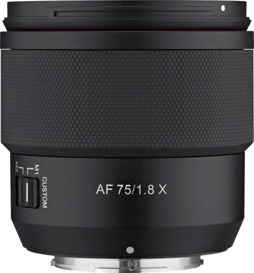 Samyang AF 75mm f/1.8 Tele Objektiv for Fujifilm X med Autofokus Samyang AF 75mm f/1.8 Tele Objektiv for Fujifilm X med Autofokus