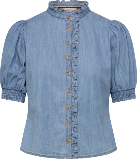 by Ti Mo Denim Blouse Blue S by Ti Mo Denim Blouse Blue S