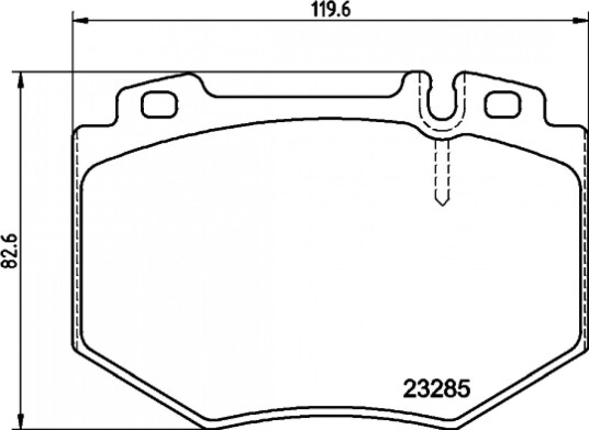 Bremseklosser HELLA 8DB 355 011 831