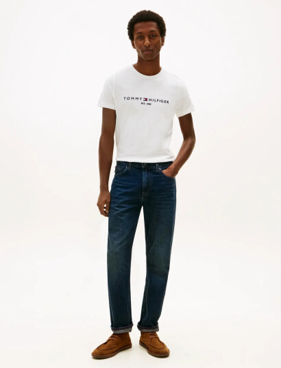 Tommy Hilfiger Core Tommy Logo Tee White XXXL