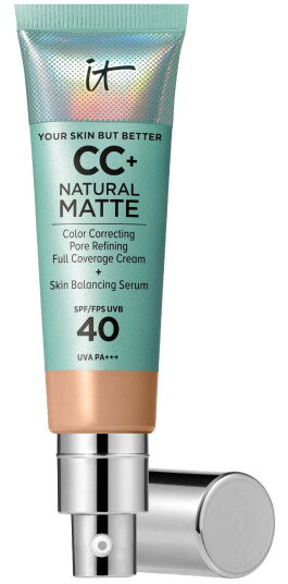 IT Cosmetics CC+ Natural Matte Foundation Neutral Medium IT Cosmetics CC+ Natural Matte Foundation Neutral Medium