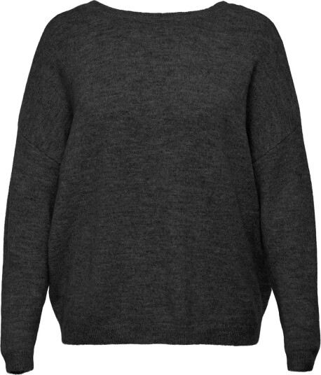 ONLY Carmakoma Carmanifesta Ls Revers.pullover Knt Noos Grey 42 44