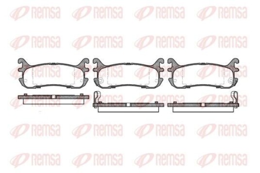 Bremseklosser REMSA 0479.02 Bremseklosser REMSA 0479.02