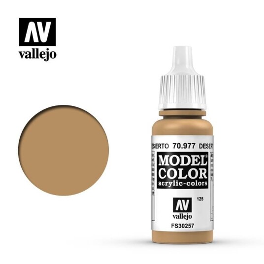 Vallejo Model Color Desert Yellow 17ml (70.977)