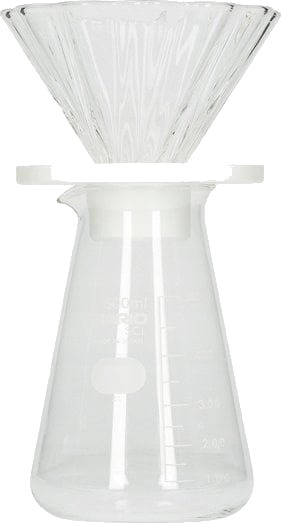 Hario Cha Cha Drip Bouquet 02 Hvit + Server + Filtre Hario Cha Cha Drip Bouquet 02 Hvit + Server + Filtre