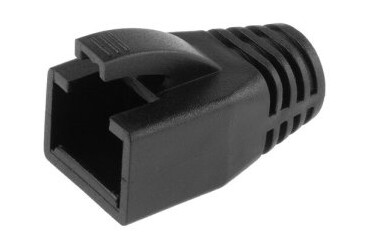 Act Rj45 Black Boot For 7.0 Mm Cable. Colour: Black Cable Boot Rj45 7.0Mm Black (Fa2002)