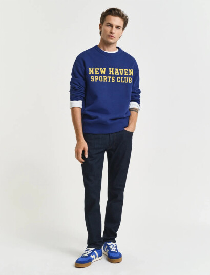 GANT Slim Gant Jeans   Navy   32 x 36