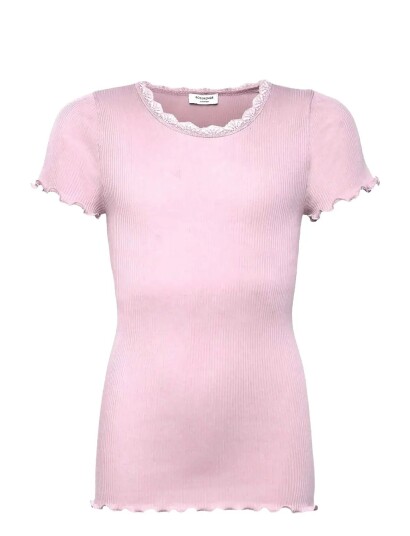 Rosemunde Kids Rkbalta Modal Ss Lace T Shirt Pink 164