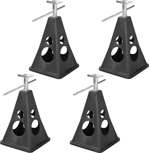 Sykkelstøtte ProPlus sett for campingvogn 750 kg kapasitet 4 stk Sykkelstøtte ProPlus sett for campingvogn 750 kg kapasitet 4 stk