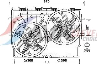 AVA COOLING SYSTEMS FT7583 Kjølevifte AVA COOLING SYSTEMS FT7583 Kjølevifte