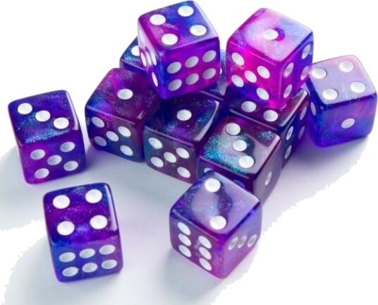 Gamegenic Galaxy Series D6 Terningesett 16 Mm Nebula