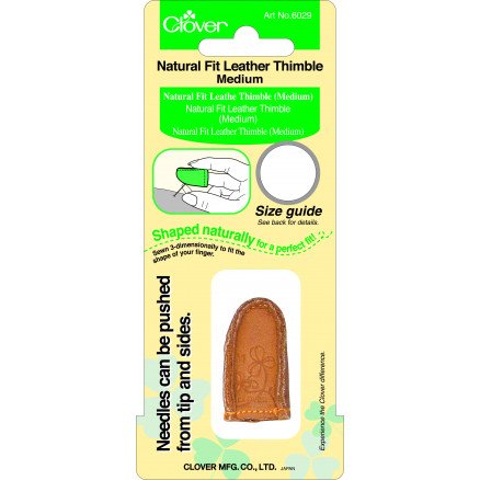 Clover Fingerbøl Lær Medium