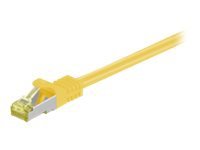 MicroConnect - Nettverkskabel - RJ-45 (hann) til RJ-45 (hann) - 2 m - SFTP, PiMF - CAT 7 - gul