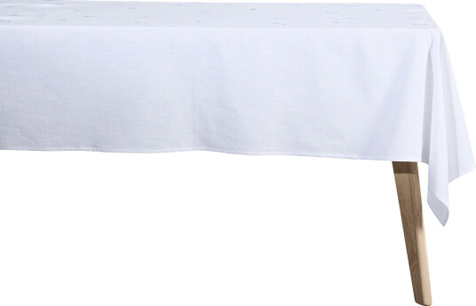 Lene Bjerre Nerina Tablecloth 140X220X3 Cm. White White 140X 3X 220CM