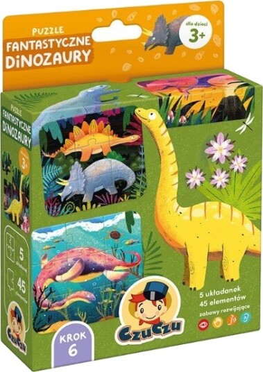 CzuCzu Puslespill 3+ År Dinosaurer CzuCzu Puslespill 3+ År Dinosaurer