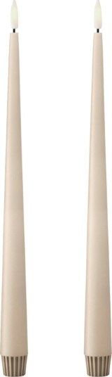 Ester & Erik Led Stearinlys 2 pk 30 cm Ice Latte Ester & Erik Led Stearinlys 2 pk 30 cm Ice Latte