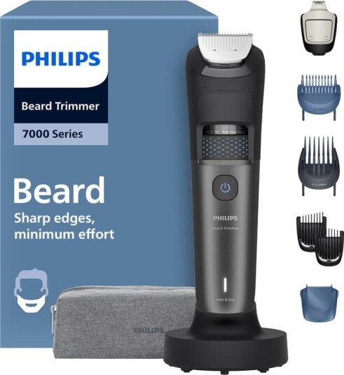 Philips 7000 Series skjeggtrimmer BT7665/15 Metallic
