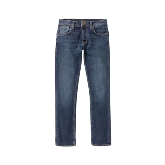 Nudie Jeans Herre Jeans Blå W32 L32,