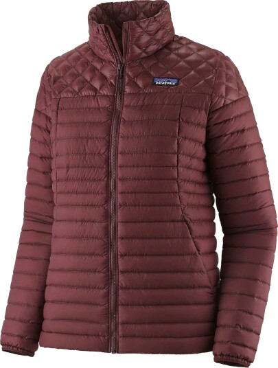 Patagonia Ultralight Down Jacket Women Dark Ruby XS