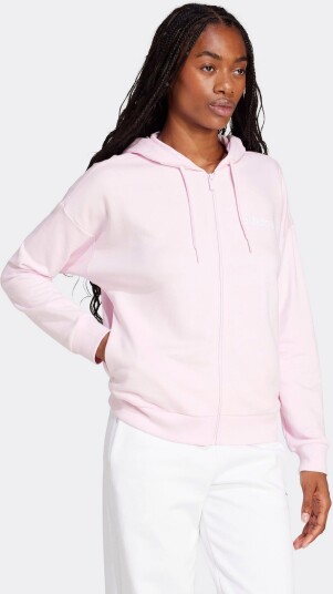 Adidas Sportswear W Lin Ft Fz Hd Pink XS