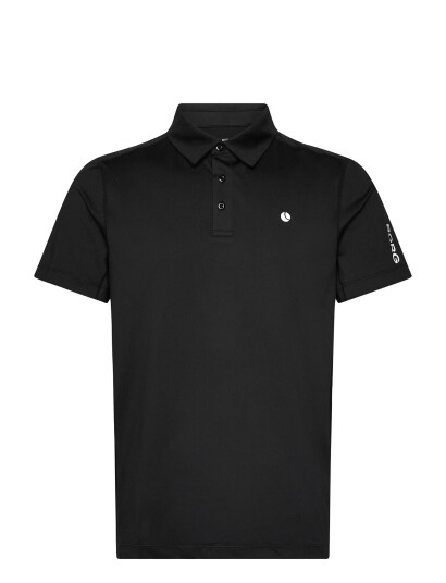 Björn Borg Ace Mesh Panel Polo Shirt - Black - S