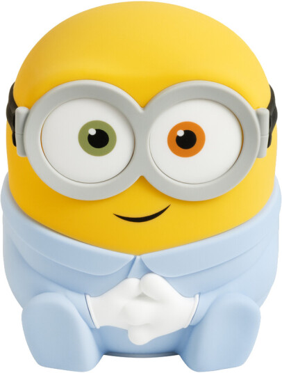 Paladone «Minions» «Squishyglo» Selvlysende Silikonlampe Oppladbar Bob | 15 Cm