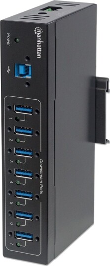 Manhattan 164405 Usb 3.2 Gen 1 3.1 Gen 1 Type-B Usb 3.2 Gen 1 3.1 Gen 1 Type-A 5000 Mbit/S Svart Metall 1 M