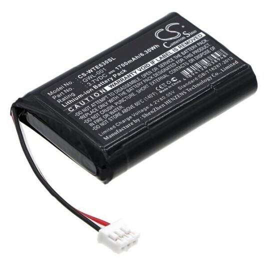 WaCom CTE630BT batteri (1700 mAh 3.7 V) WaCom CTE630BT batteri (1700 mAh 3.7 V)
