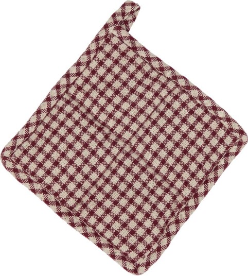 Fondaco - Mette grytelapp 20x20 cm vinrød