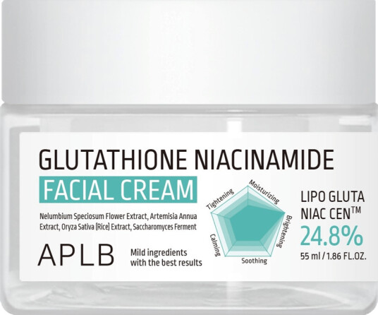 APLB Glutathione Niacinamide Ansiktskrem 55ml med 24.8% Glutathione