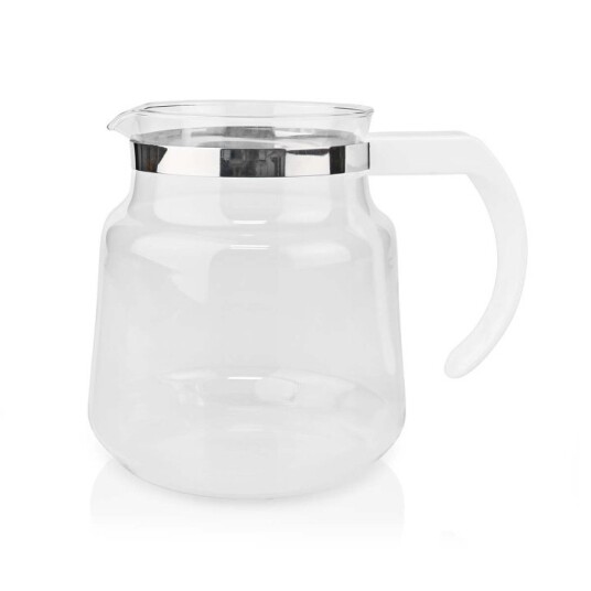 Nedis Glass Kaffe Jug | Kompatibel med: Moccamaster K / KB/ 1 0PL / Excellent 10S | 1.2 l | Hvit Nedis Glass Kaffe Jug | Kompatibel med: Moccamaster K / KB/ 1 0PL / Excellent 10S | 1.2 l | Hvit