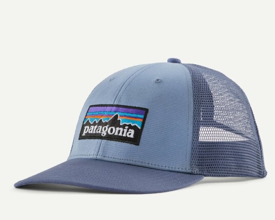 Patagonia P 6 logo LoPro Trucker Hat Barnacle Blue One Size