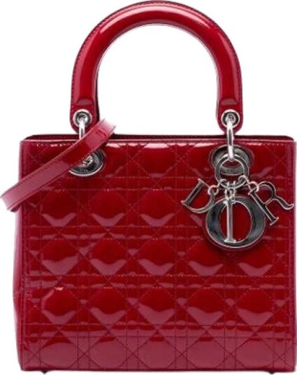 Dior Vintage Dame Pre owned Rød ONE SIZE, Dior Vintage Dame Pre owned Rød ONE SIZE,